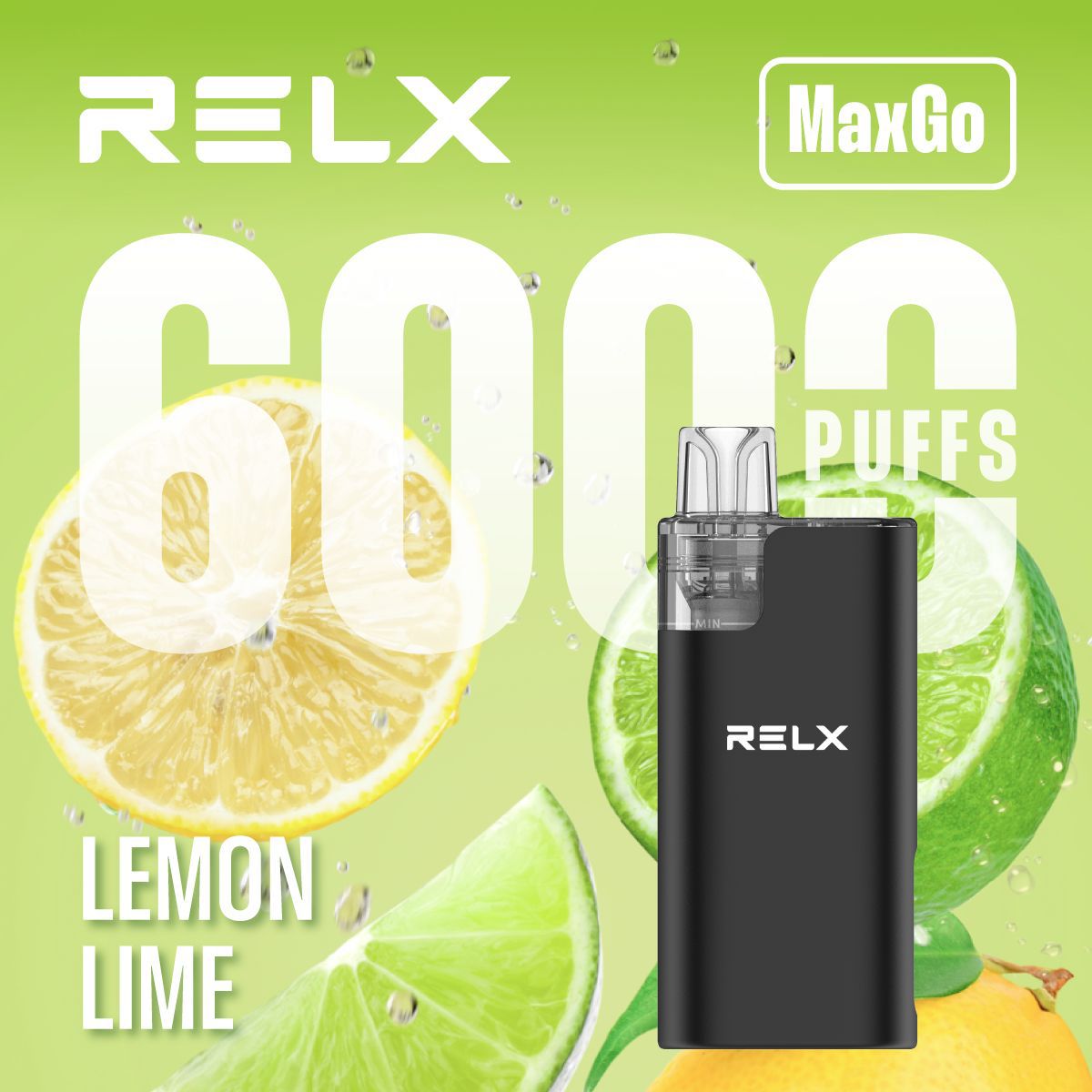 RELX Max Go 6000 Puffs Disposable Vape (Box of 5)  