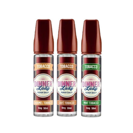 Dinner Lady Tobacco 50ml E-liquids  