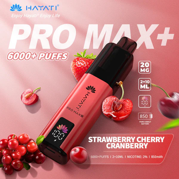 Hayati Pro Max+ 6000 Puffs Disposable Vape (Box of 5)  