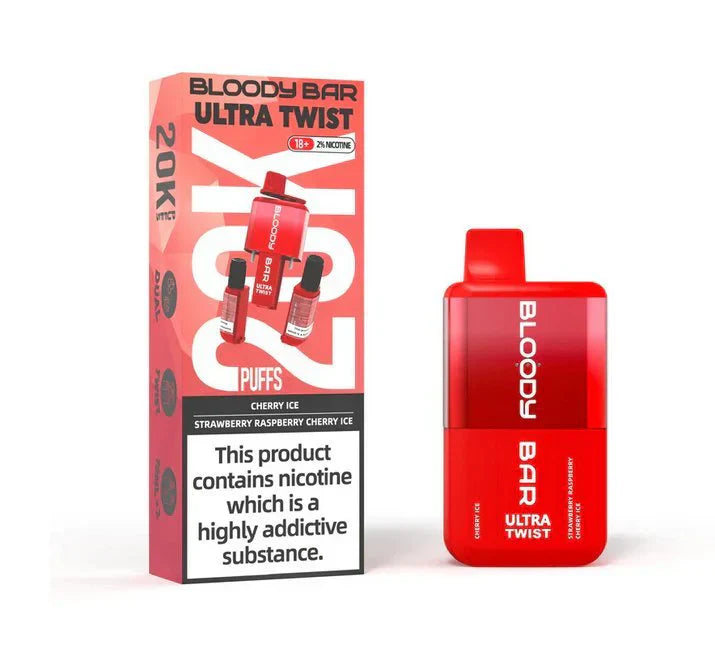 Bloody Bar Ultra Twist 20000 Puffs Disposable Vape (Box of 5)  