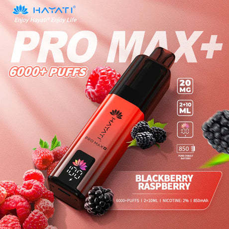 Hayati Pro Max+ 6000 Puffs Disposable Vape (Box of 5)  