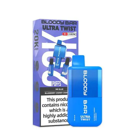 Bloody Bar Ultra Twist 20000 Puffs Disposable Vape (Box of 5)  