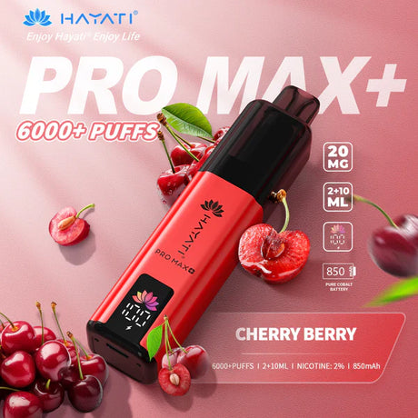 Hayati Pro Max Plus 6000 Puffs Disposable Vape  