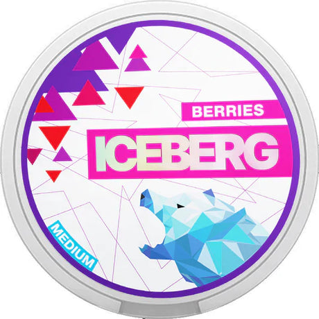 Iceberg Nicotine Pouches Medium Strength (Box of 10)  