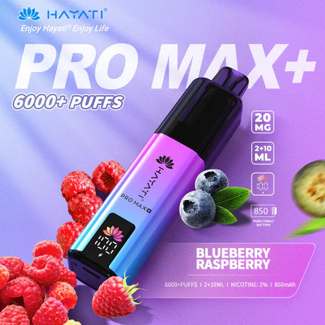 Hayati Pro Max Plus 6000 Puffs Disposable Vape  