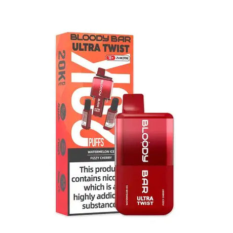 Bloody Bar Ultra Twist 20000 Puffs Disposable Vape (Box of 5)  