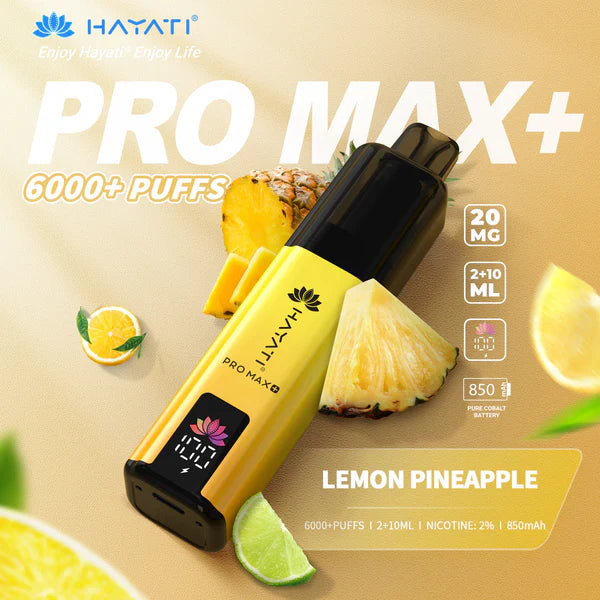 Hayati Pro Max+ 6000 Puffs Disposable Vape (Box of 5)  