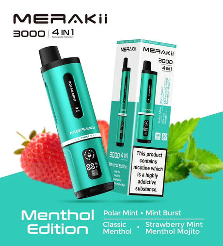 Merakii 3000 4in1 Disposable Pod  