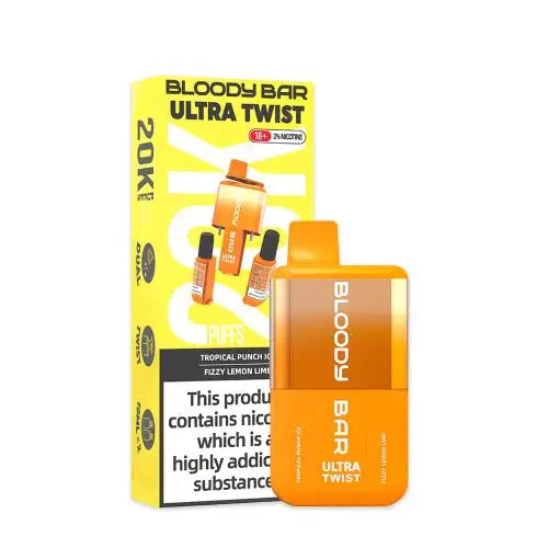 Bloody Bar Ultra Twist 20000 Puffs Disposable Vape (Box of 5)  