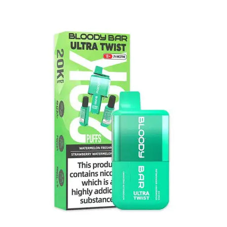 Bloody Bar Ultra Twist 20000 Puffs Disposable Vape (Box of 5)  