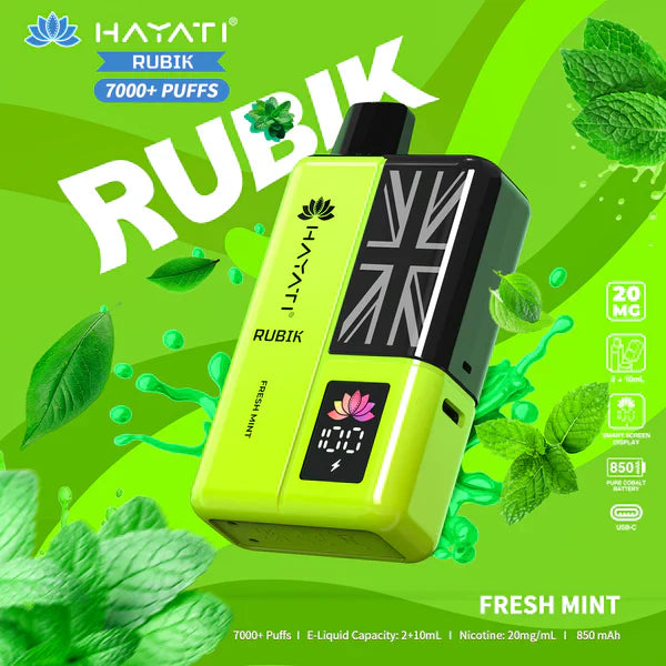 Hayati Rubik 7000 Puffs Disposable Vape  