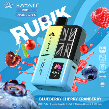 Hayati Rubik 7000 Puffs Disposable Vape  