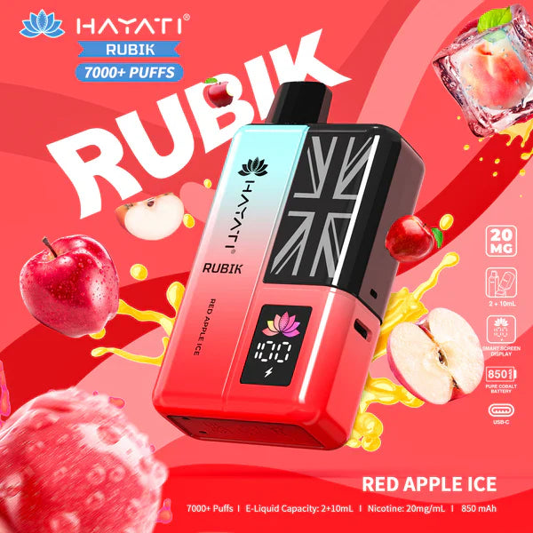 Hayati Rubik 7000 Puffs Disposable Vape  