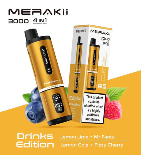 Merakii 3000 4in1 Disposable Pod  