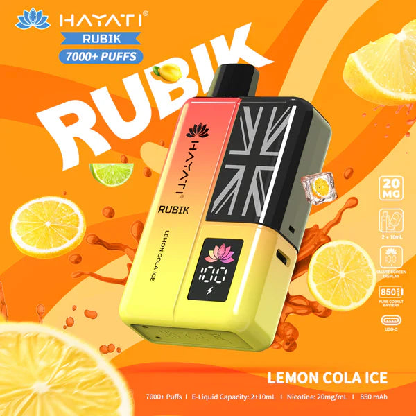 Hayati Rubik 7000 Puffs Disposable Vape  