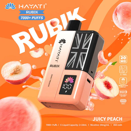 Hayati Rubik 7000 Puffs Disposable Vape  