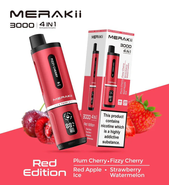 Merakii 3000 4in1 Disposable Pod  