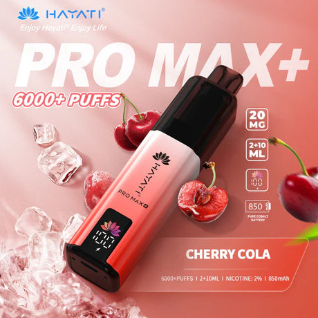 Hayati Pro Max Plus 6000 Puffs Disposable Vape  