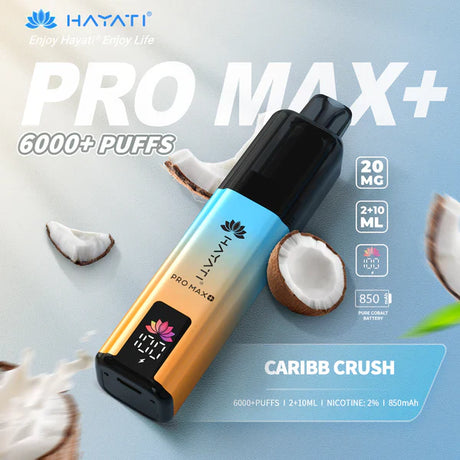 Hayati Pro Max+ 6000 Puffs Disposable Vape (Box of 5)  