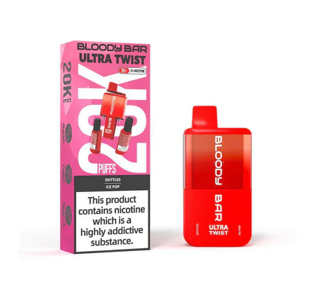 Bloody Bar Ultra Twist 20000 Puffs Disposable Vape  