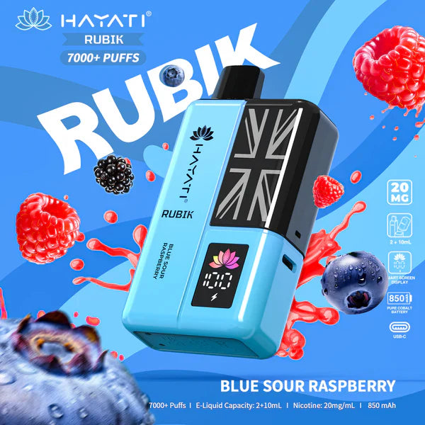 Hayati Rubik 7000 Puffs Disposable Vape  