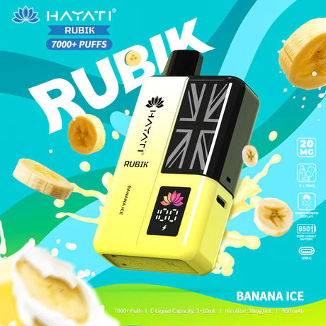 Hayati Rubik 7000 Puffs Disposable Vape  