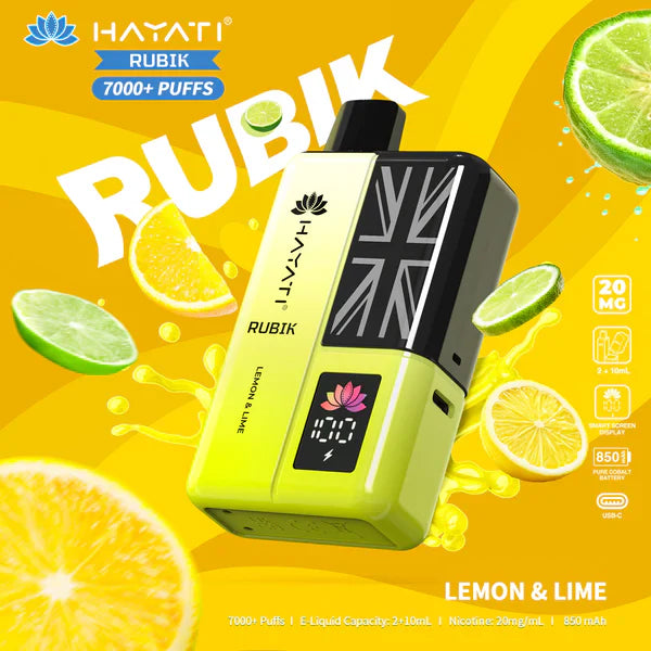 Hayati Rubik 7000 Puffs Disposable Vape  