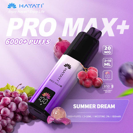 Hayati Pro Max+ 6000 Puffs Disposable Vape  