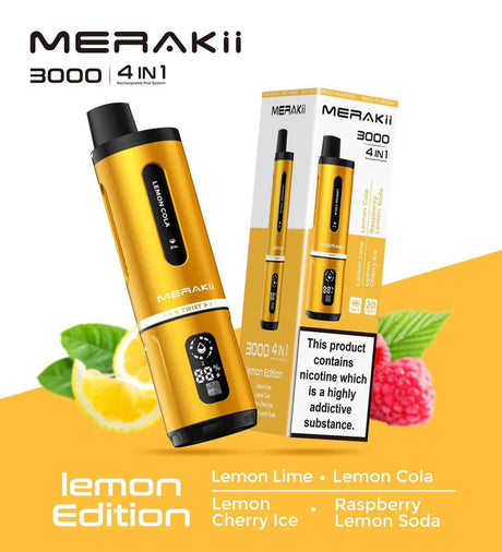 Merakii 3000 4in1 Disposable Pod  