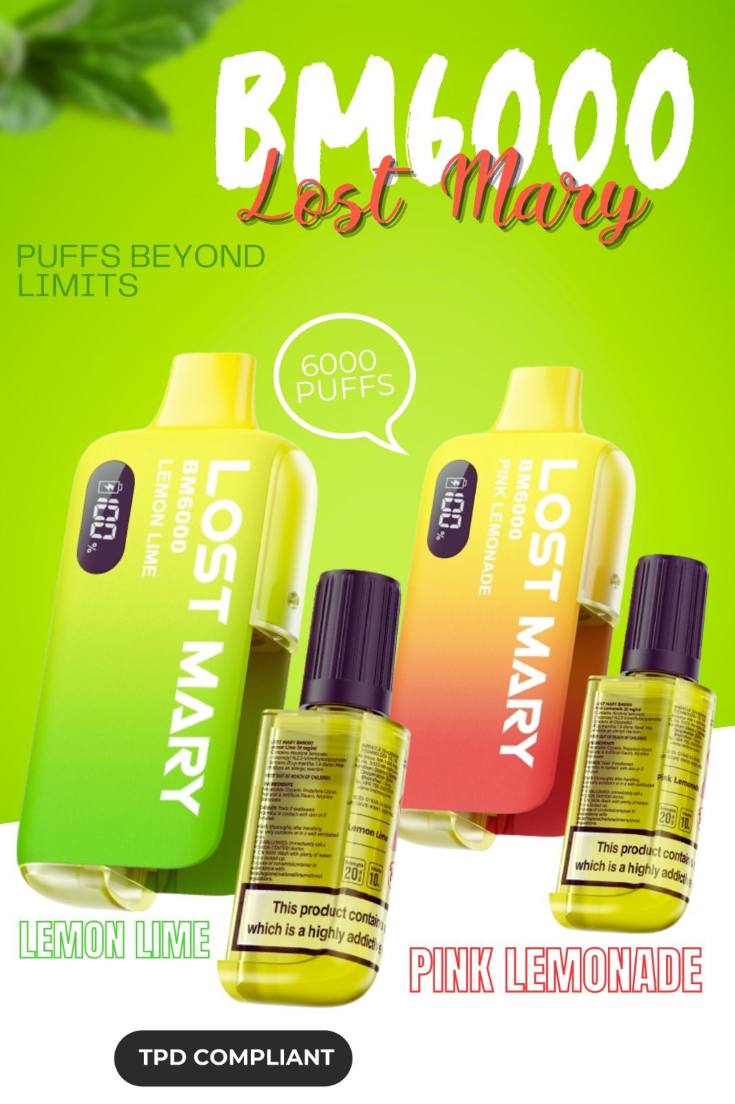 Lost Mary BM6000 (Box of 5)  