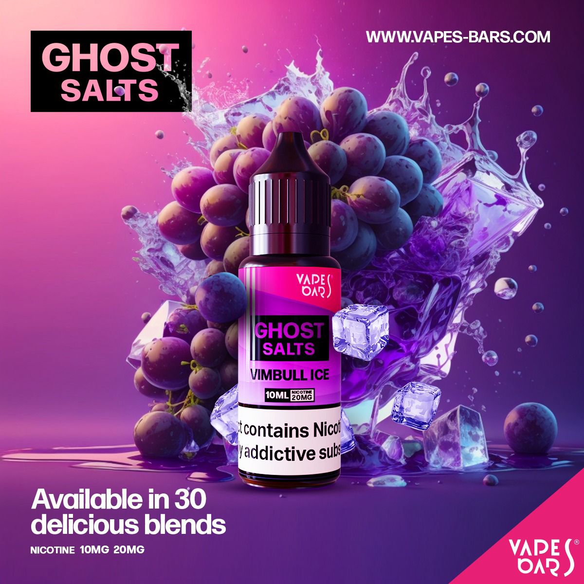 GHOST 3500 Nic Salts 10ml - Box of 10  