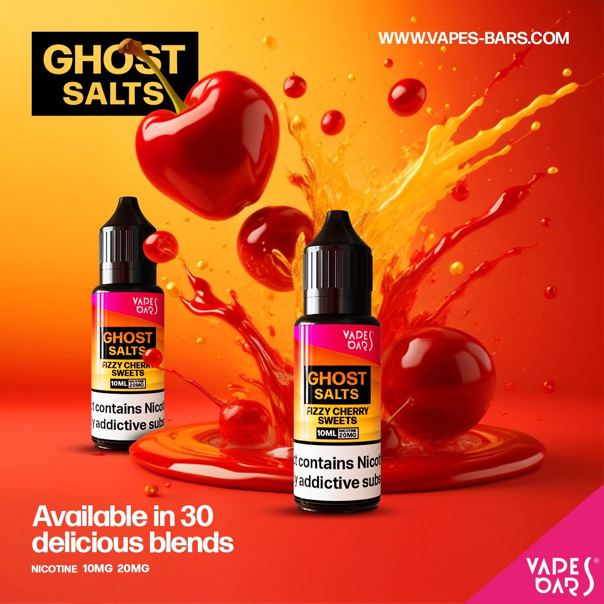 GHOST 3500 Nic Salts 10ml - Box of 10  