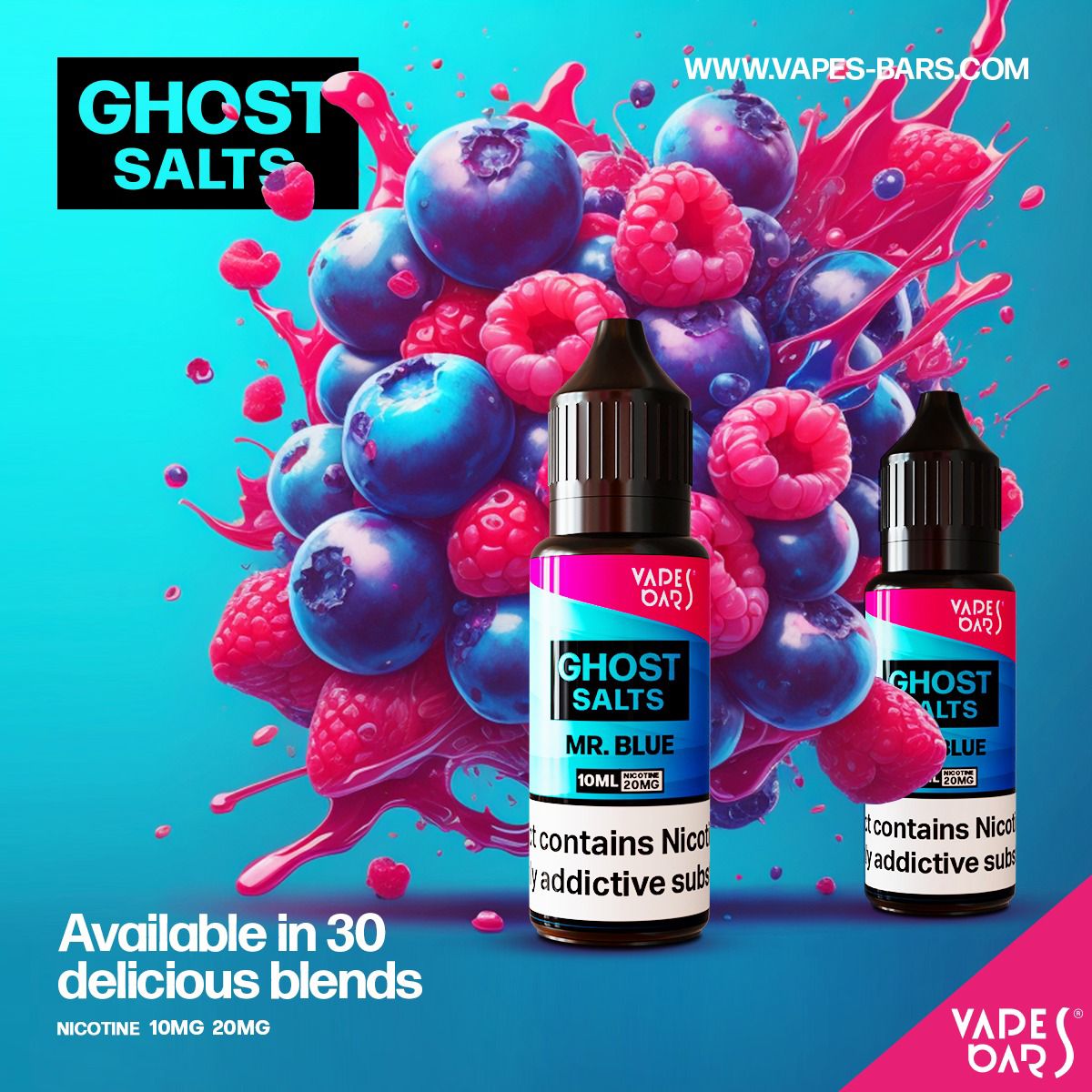 GHOST 3500 Nic Salts 10ml - Box of 10  