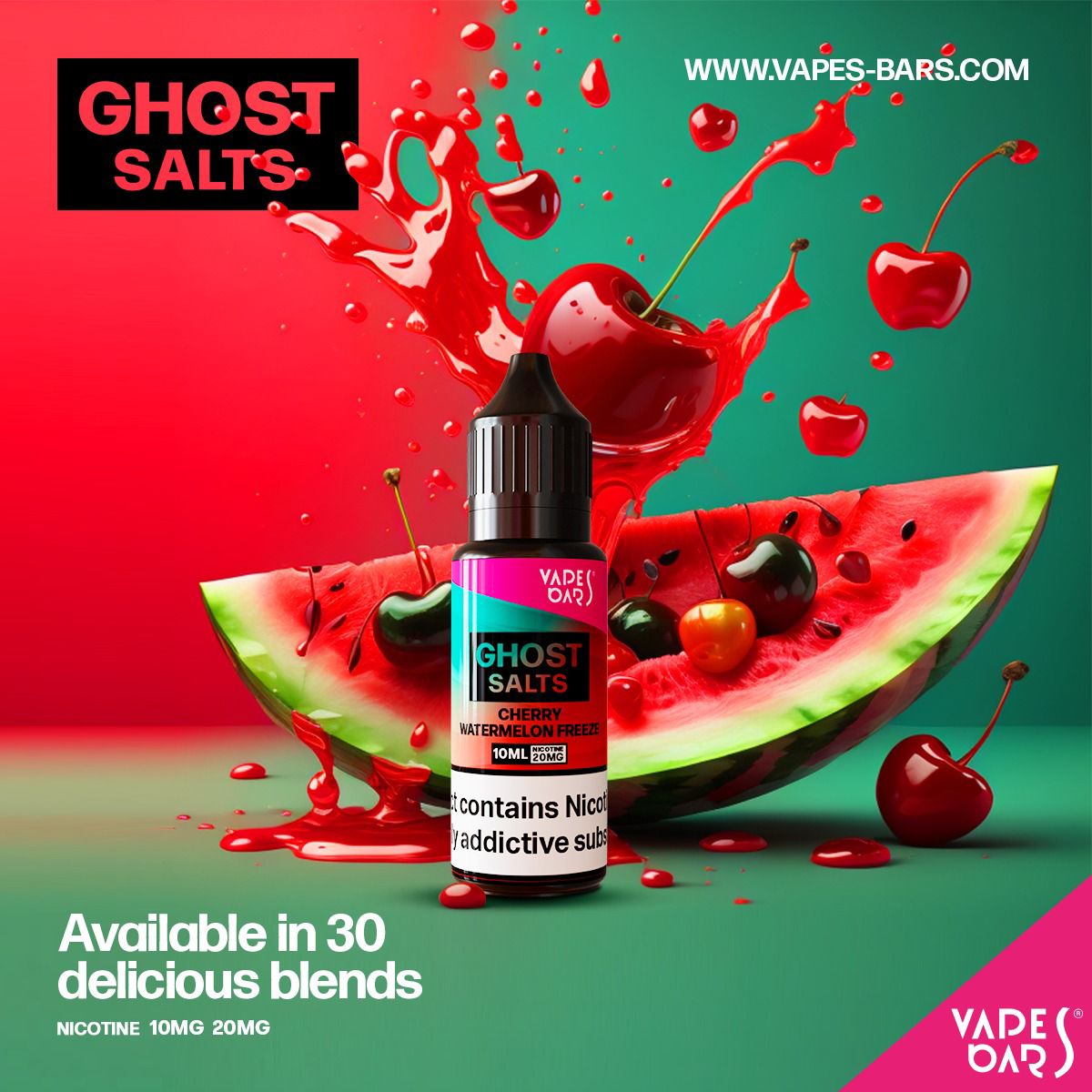 GHOST 3500 Nic Salts 10ml - Box of 10  