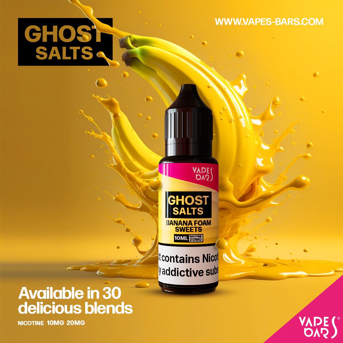 GHOST 3500 Nic Salts 10ml - Box of 10  