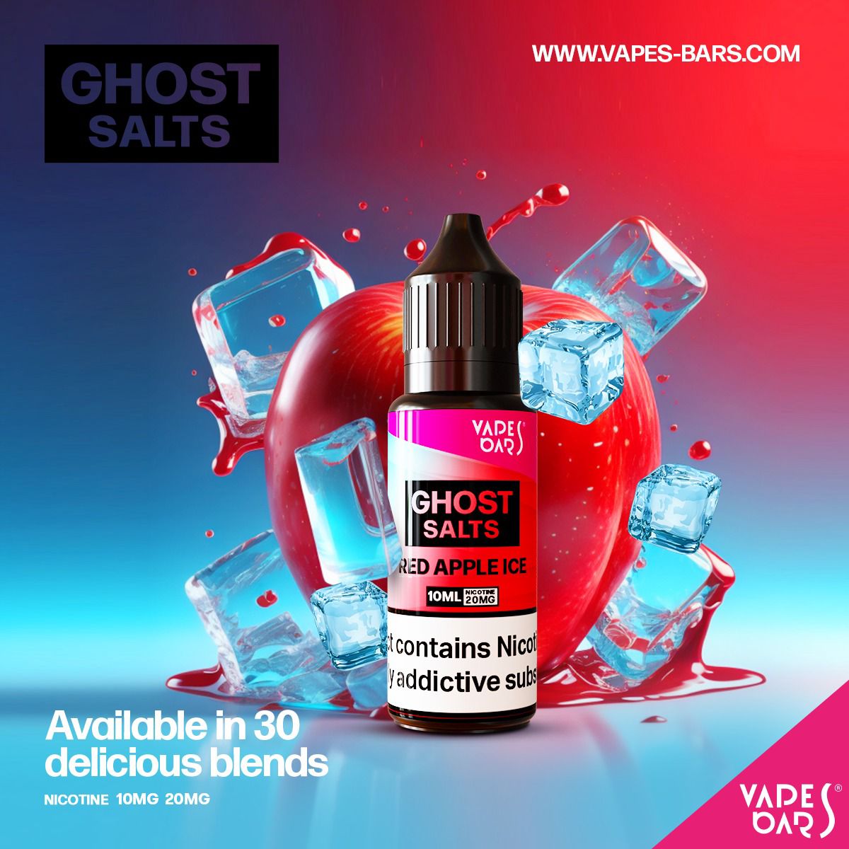 GHOST 3500 Nic Salts 10ml - Box of 10  