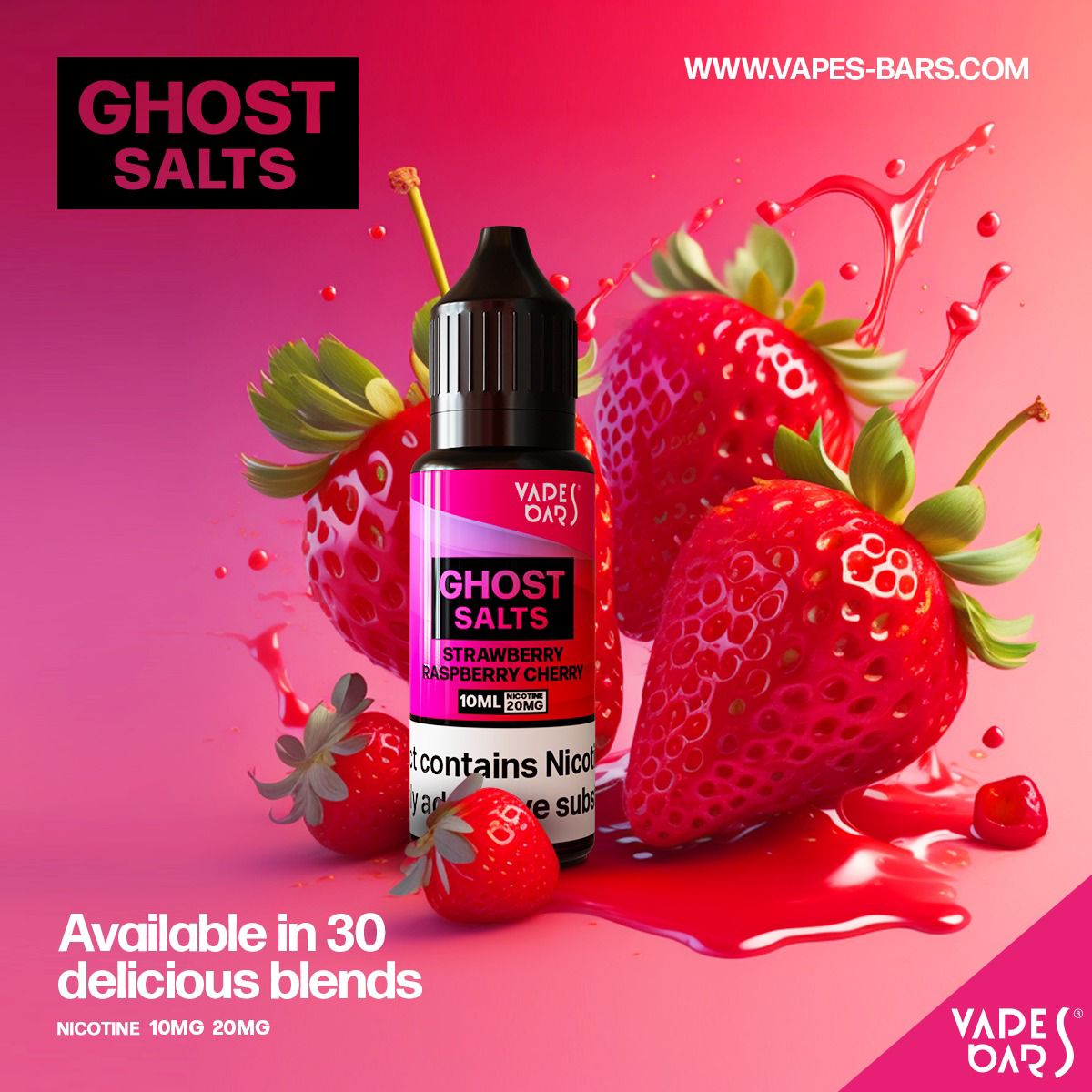 GHOST 3500 Nic Salts 10ml - Box of 10  