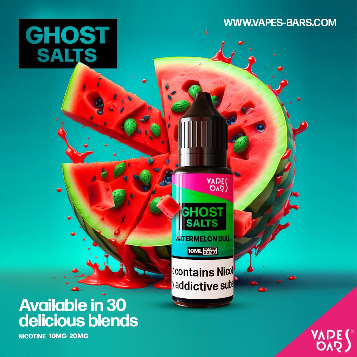 GHOST 3500 Nic Salts 10ml - Box of 10  