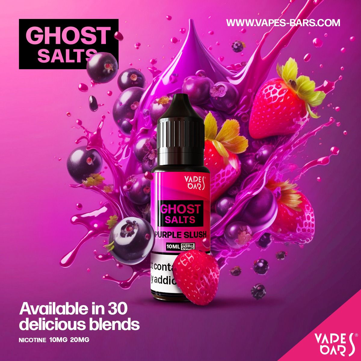 GHOST 3500 Nic Salts 10ml - Box of 10  