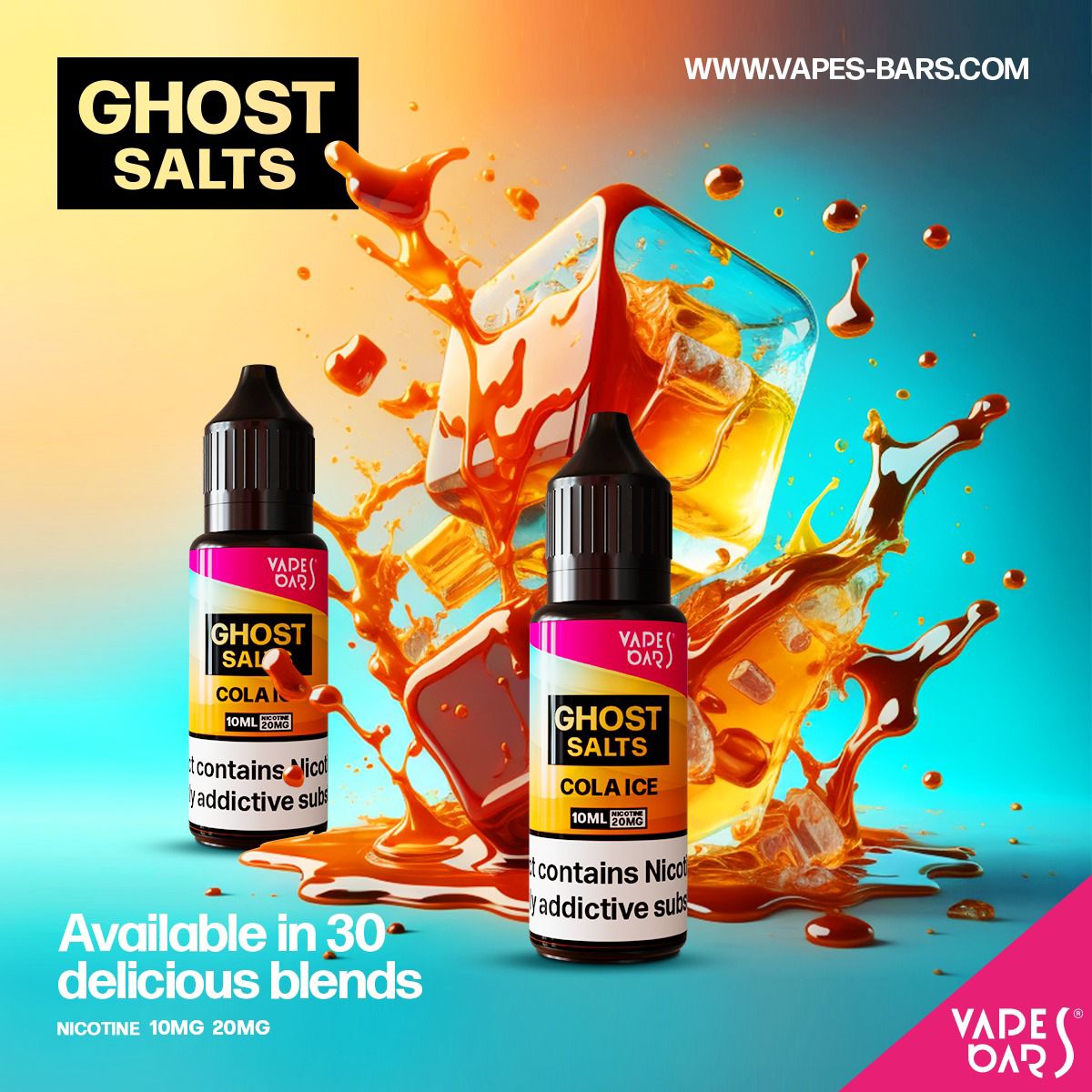 GHOST 3500 Nic Salts 10ml - Box of 10  