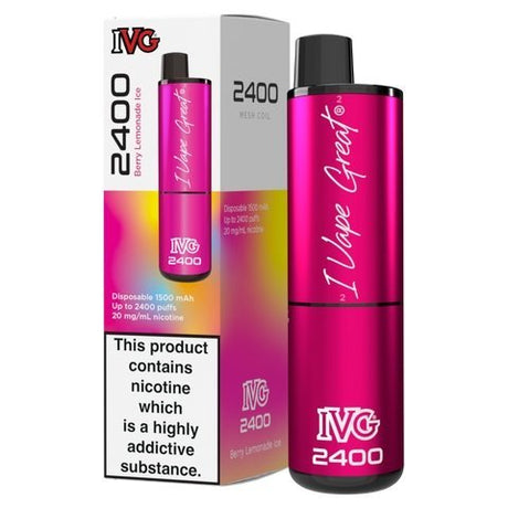 IVG 2400 Disposable Vape Pod Puff Bar  