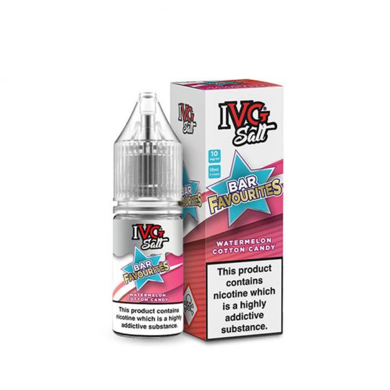 IVG Bar Favourites Watermelon Cotton Candy Nic Salt E-Liquid  