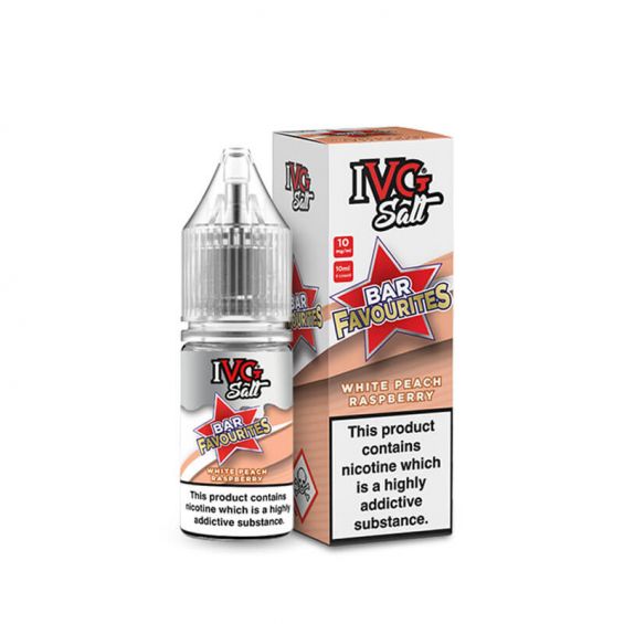 IVG Bar Favourites White Peach Raspberry Nic Salt E-Liquid  