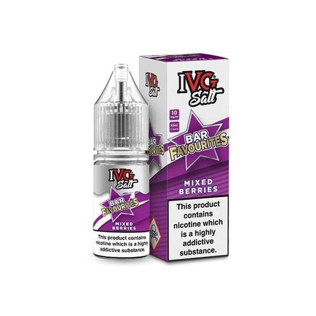 IVG Salt Bar Favourite 10ml E Liquid- Pack Of 10  