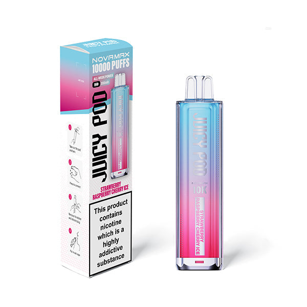 Juicy Pod NovaMax 10K Disposable Vape (Box of 5)  