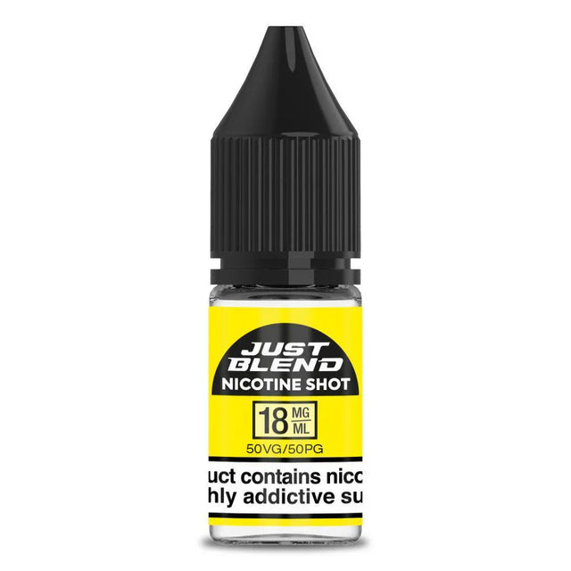 JUST BLEND - 18MG 50/50 - NICOTINE SHOTS [BOX OF 100]  