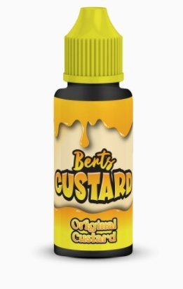 Kingston Berts Custard 100ml E-liquids  