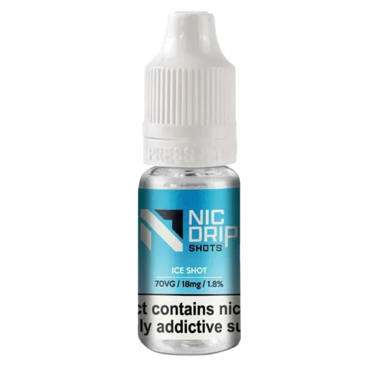 NIC DRIP - 70VG - 18MG - ICE SHOT - BOX OF 120  