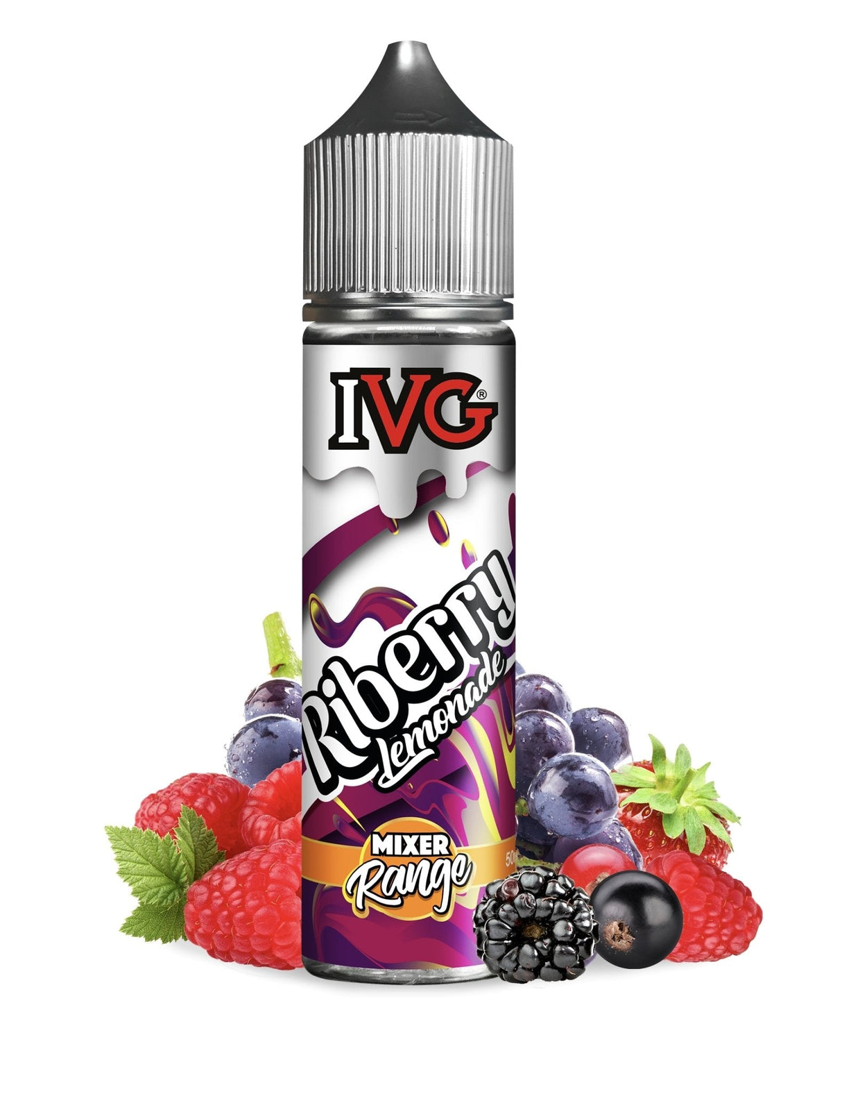 Riberry Lemonade 50ml Shortfill E-Liquid By IVG  