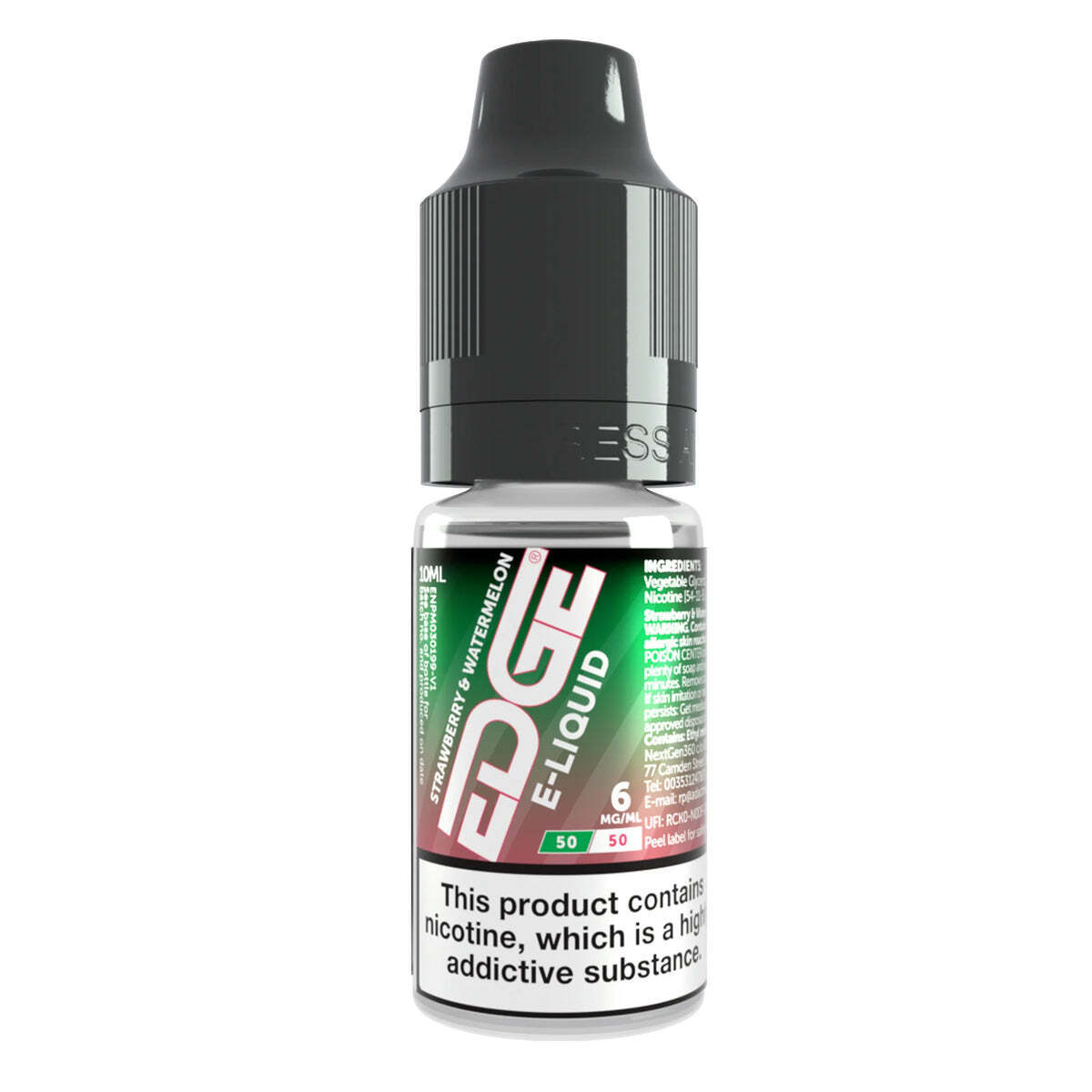 Edge E liquid 10ml Vape Juice 50/50 All Flavours & Strength / Pod Kit E Liquid  